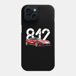 Ferrari 812 superfast victor art Phone Case