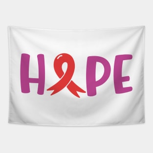 pink Hope ribbon Tapestry