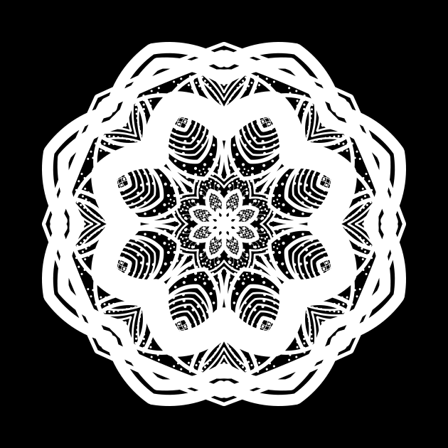 Mandala magic circle 011 by B&E