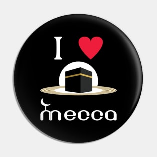 Mecca Kaaba Hajj gift-I love mecca kaaba hajj gift Pin