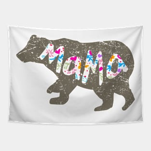 Mama bear floral Tapestry