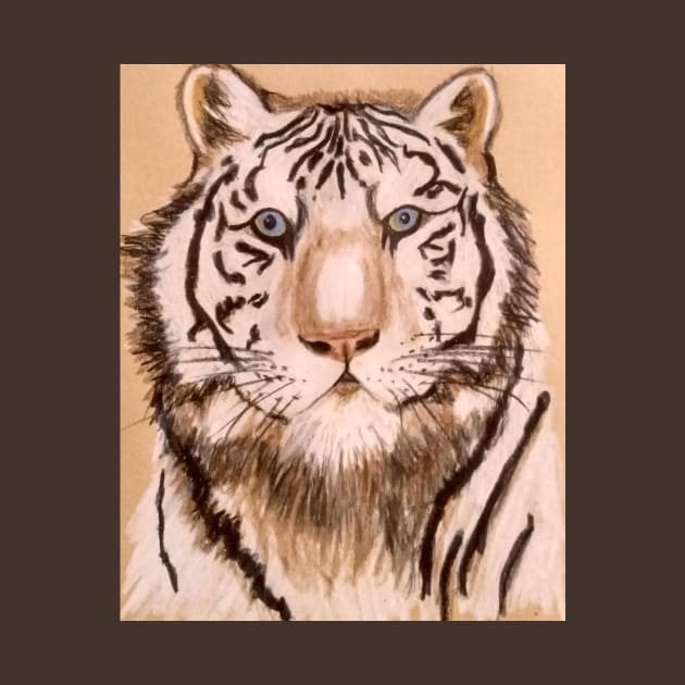 White Tiger by Rawcanvas