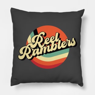 Reel Ramblers Circle Full Colour Logo Pillow