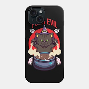Purr Evil Halloween Witch Cat Phone Case