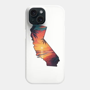 California State Beach Sunset Phone Case