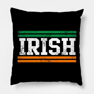 Irish Ireland Flag St Patricks Day Family Heritage Pillow