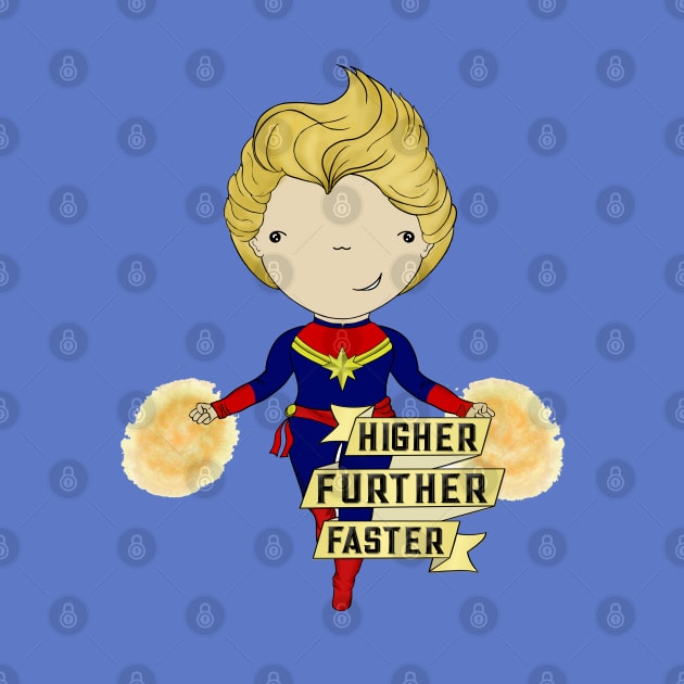 Higher Further Faster by Jen Talley Design