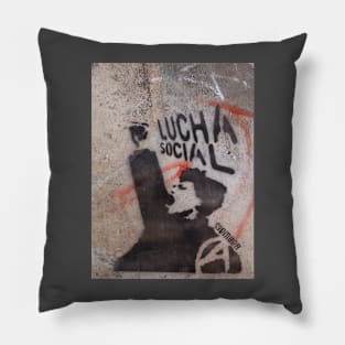 valparaiso lucha social Pillow