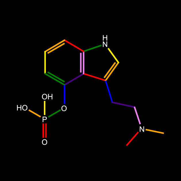 Psilocybin Rainbow Molecule Chemistry by ChemECool