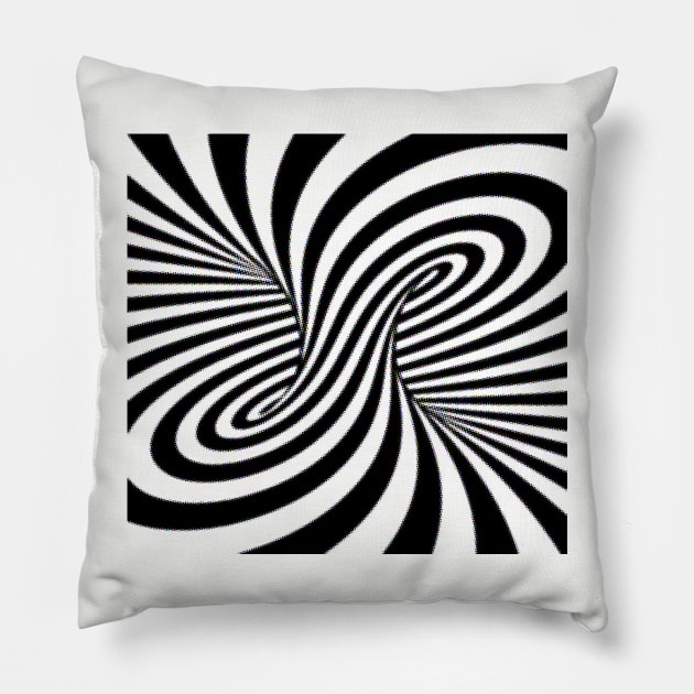 Optical Illusion Pillow by CatsandBats