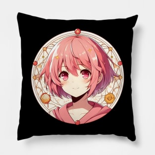 Anime hairstylist for beauticians Pillow