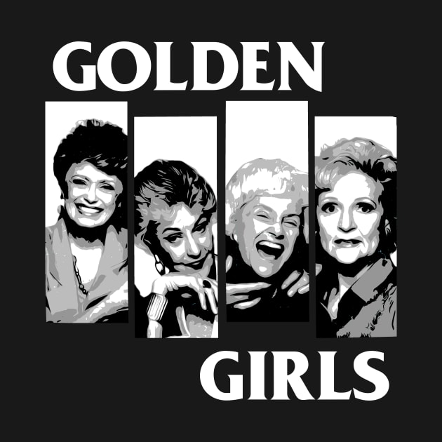 golden girls - black flag parody black by Suarezmess