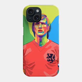 Johan Cruijff pop art Phone Case