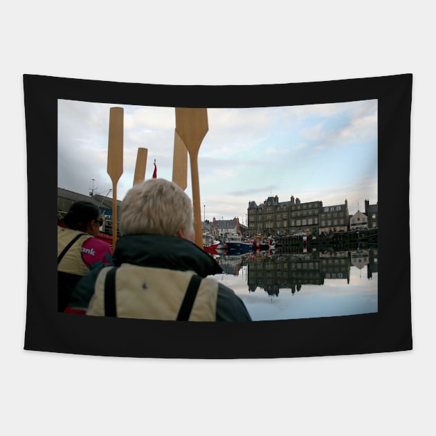 In Kirkwall harbour Tapestry by orcadia