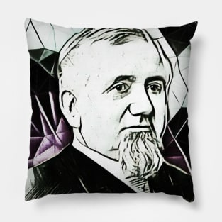 George Pullman Black and White Portrait | George Pullman Artwork 3 Pillow