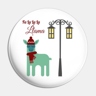 Festive Llama Pin