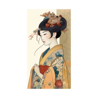 Japanese Lady in Kimono - No.3 T-Shirt