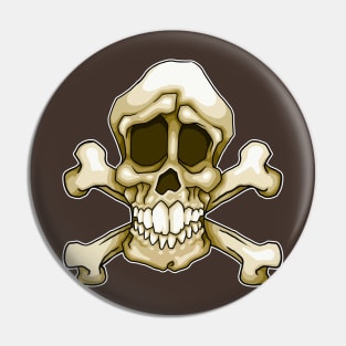 Skull and Crossbones Pin