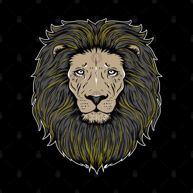 Lion Head Majestic by ShirtyLife