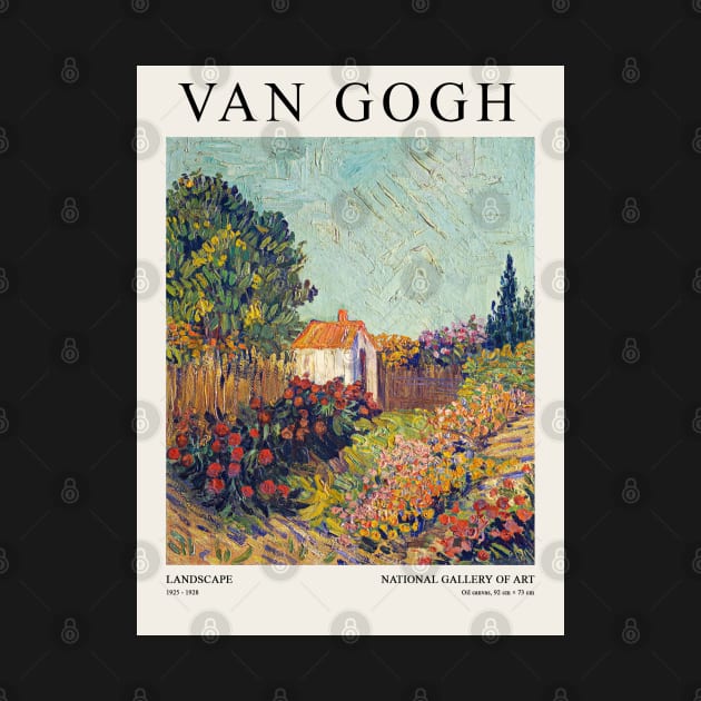 Vincent van Gogh Landscape (1925–1928) Exhibition by VanillaArt