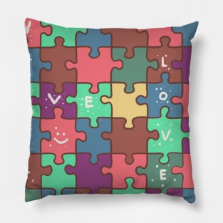 Autism Awareness Design Support Pillow