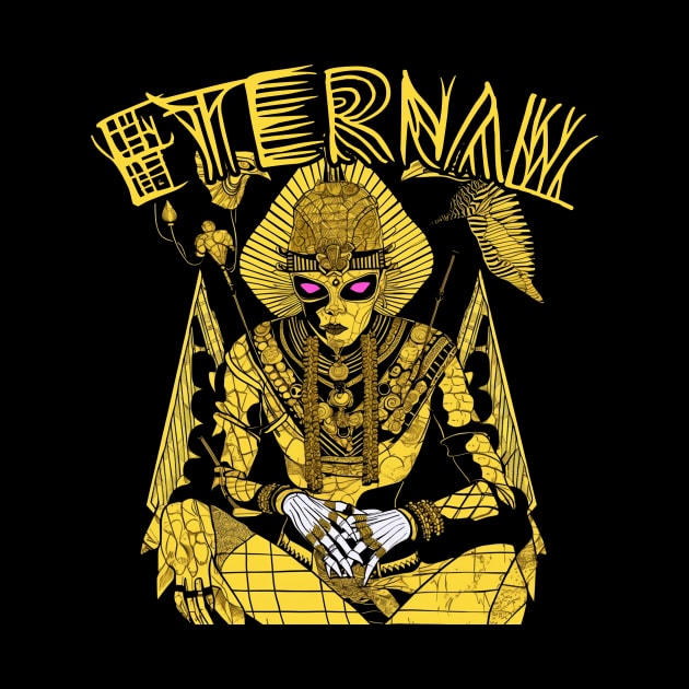 Eternal Egyptian God Modern Streetwear - Urban Mystic Fashion by Soulphur Media