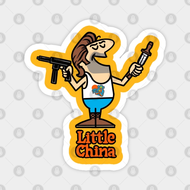 Little China Pizza Magnet by harebrained