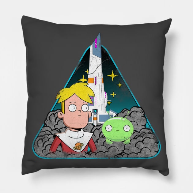 Gary Space Program - Vintage Look Pillow by Scruffy Designs