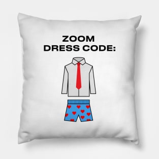Zoom Dress Code Pillow