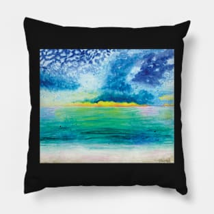 Abstract beach Pillow