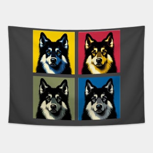 Norwegian Elkhound Pop Art - Dog Lovers Tapestry