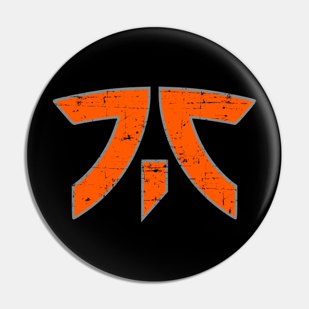Fnatic esports team fan art orange - Fnatic - Pin