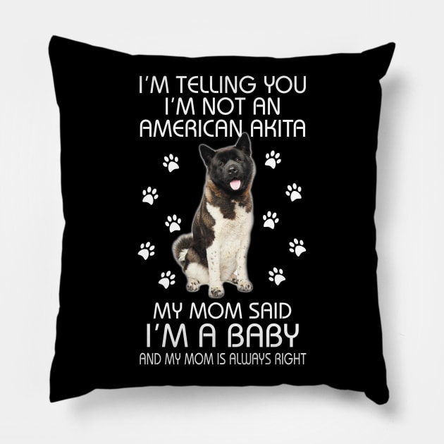 American Akita Baby Pillow by madyharrington02883