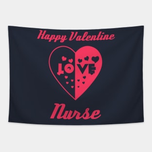 Heart in Love to Valentine Day Nurse Tapestry