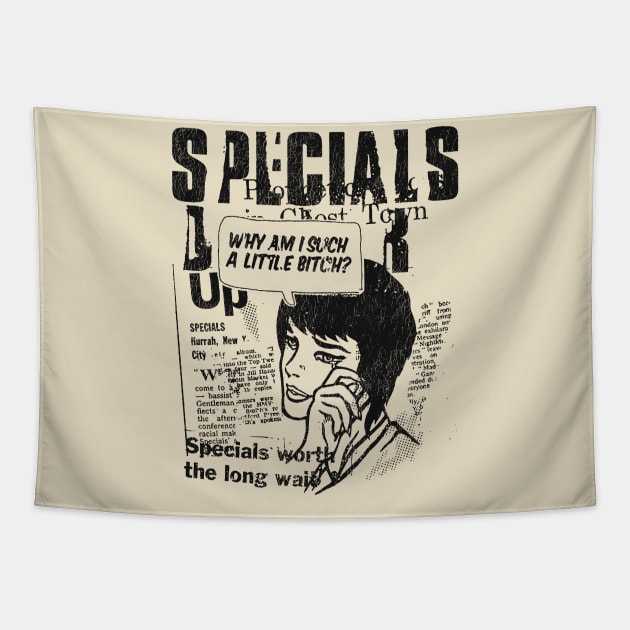 Specials Worth The Long Wait Vintage Tapestry by yagelv