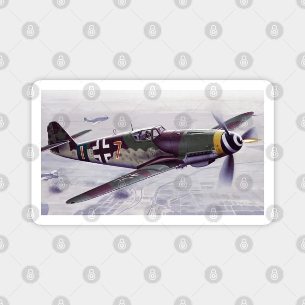 Messerschmitt Bf 109 Magnet by Aircraft.Lover