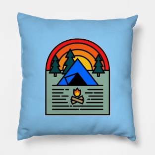 Camping Vibes Pillow