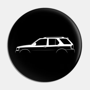 Isuzu Rodeo (1998) Silhouette Pin