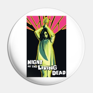 Night of the Living Dead Movie Art Variant 2 Pin