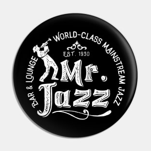 Vintage Jazz Club Design Pin