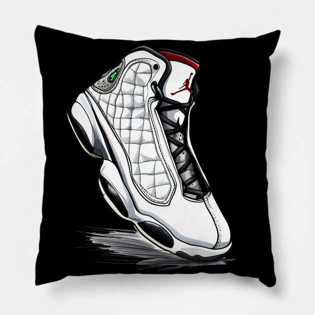 AJ XIII Pillow by Buff Geeks Art