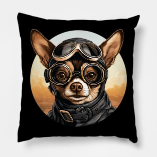 Chihuaha Dog Funny Pilot Pillow