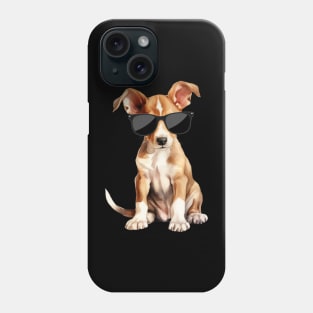 Ibizan Hound Puppy Wearing Sunglasses Phone Case