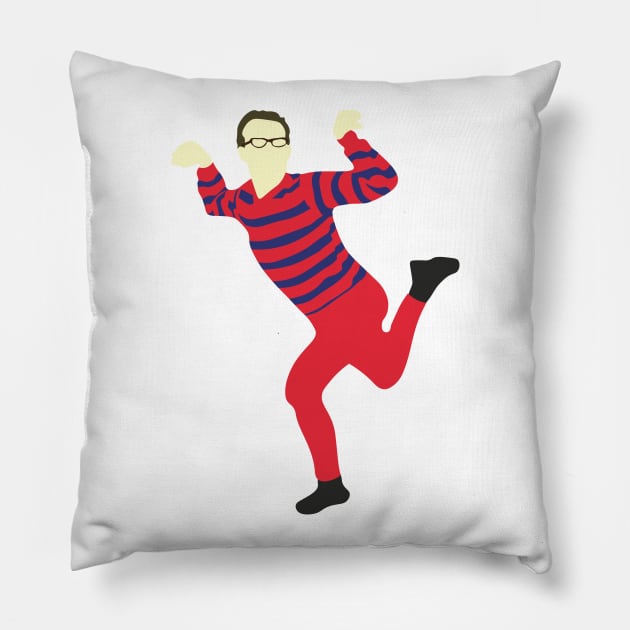 Artie the Strongest Man in the World Pillow by FutureSpaceDesigns