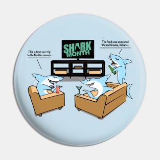 Shark Month Pin