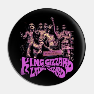 This is King Gizzard & Lizard Wizard Pin