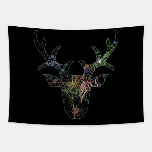 Web Head Deer v1 Tapestry