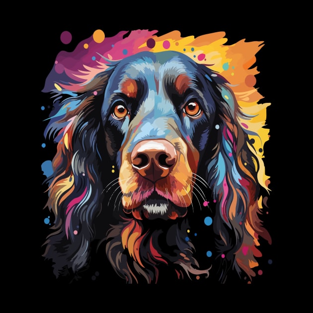 Field Spaniel Rainbow by JH Mart