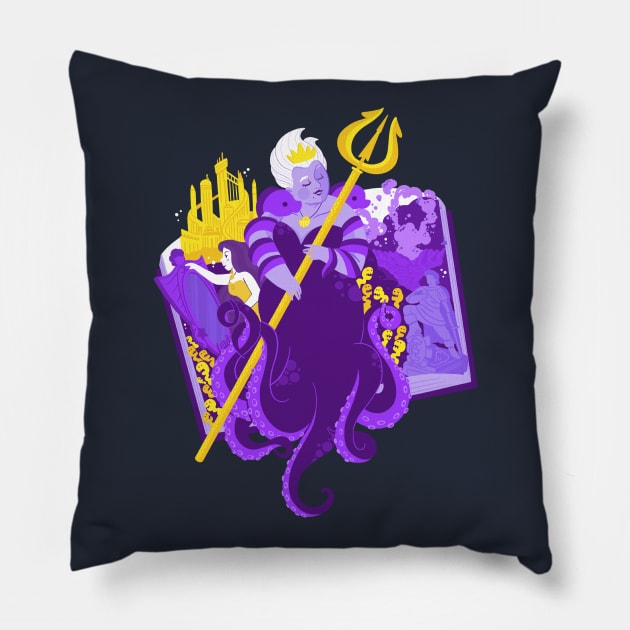 Sea Witch's Tale Pillow by TaylorRoss1