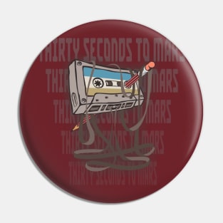 Thirty Seconds To Mars Cassette Pin